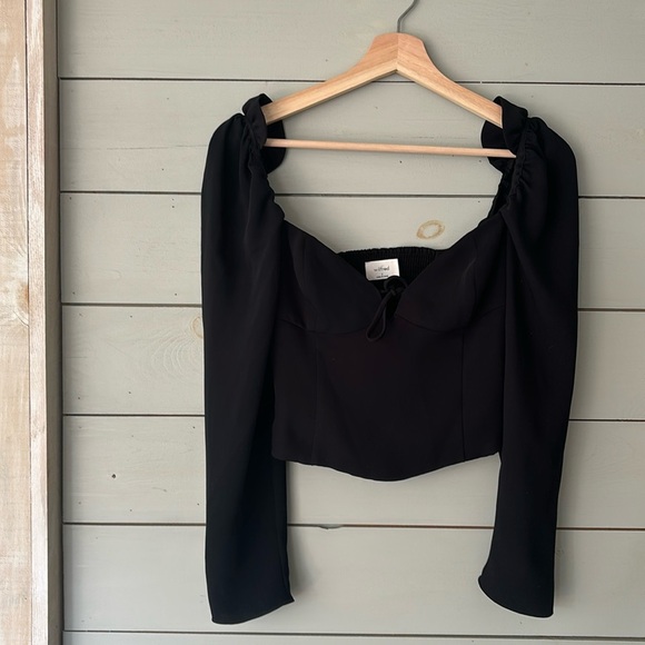 WILFRED NOVELLA blouse in black - Picture 1 of 8